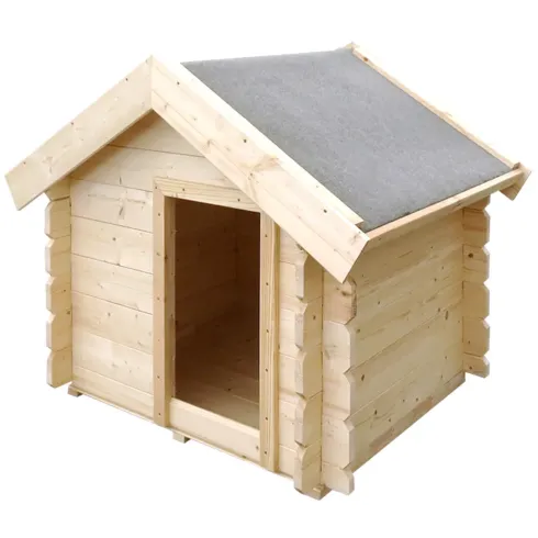 Cuccia per Cani in Legno 19 mm Piccola Taglia 99x76x80 cm Tetto OSB-3