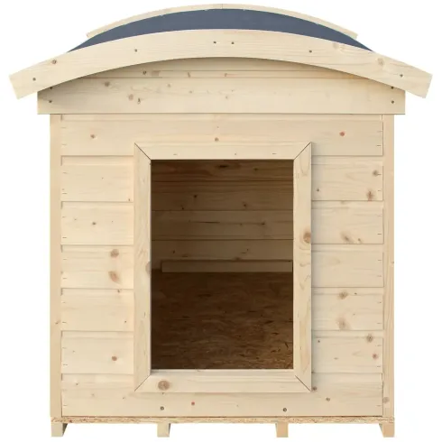 Cuccia per Cani in Legno 17 mm Taglia Media 90x73x85 cm Tetto OSB-3