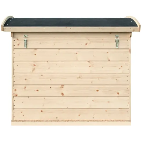 Cuccia per Cani in Legno 17 mm Taglia Media 90x73x85 cm Tetto OSB-3