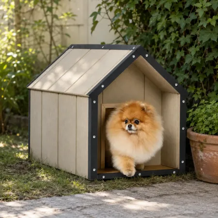 Cuccia per Cani in Legno 10 mm Piccola Taglia 74x45x58 cm LP SmartSide