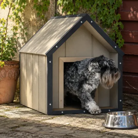 Cuccia per Cani in Legno 10 mm Taglia Media 95x54x68 cm LP SmartSide