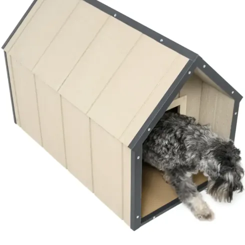 Cuccia per Cani in Legno 10 mm Taglia Media 95x54x68 cm LP SmartSide