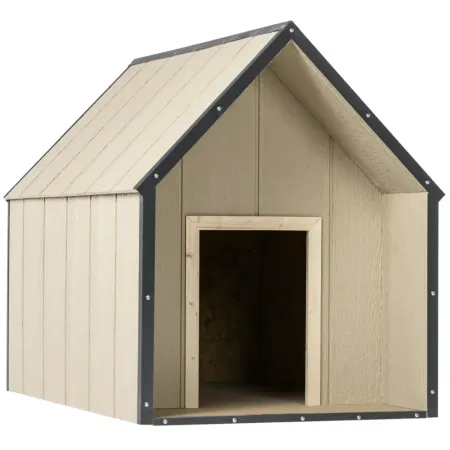 Cuccia per Cani in Legno 10 mm Taglia Grande 116x77x94 cm LP SmartSide
