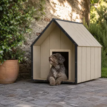 Cuccia per Cani in Legno 10 mm Taglia Grande 116x77x94 cm LP SmartSide