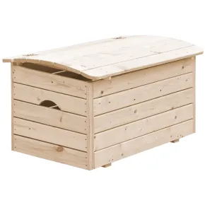 Cassapanca in Legno 15 mm Baule Contenitore Portagiochi FSC 76x43x47cm