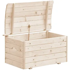 Cassapanca in Legno 15 mm Baule Contenitore Portagiochi FSC 76x43x47cm 2