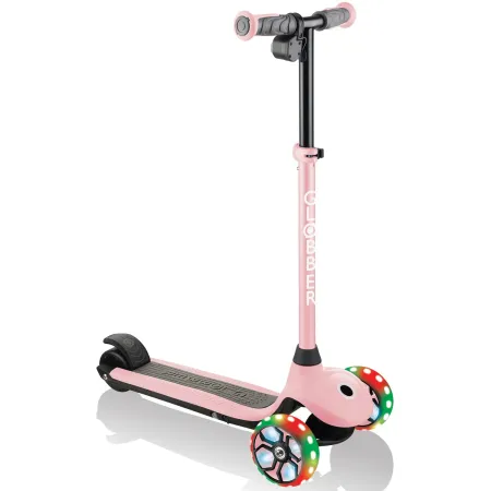 Monopattino Elettrico per Bambini Rosa 80W 3 Ruote Luci Regolabile