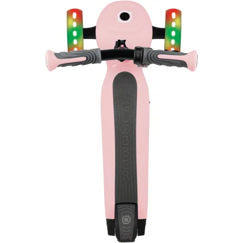 Monopattino Elettrico per Bambini Rosa 80W 3 Ruote Luci Regolabile