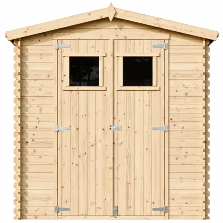 Casetta da Giardino 2x2 Legno 19 mm Pavimento Porta Deposito Attrezzi
