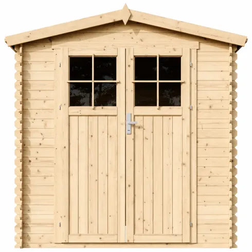 Casetta da Giardino 2x2 m Legno 19 mm Serratura Tetto Impermeabile