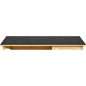 Tegole Bituminose Nero 21 m2 per Copertura Tetto Casetta da Giardino 2