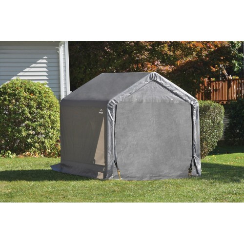 Capanno Gazebo Rimessa per Attrezzi da Giardino Arredo Esterno Capannone in PVC 