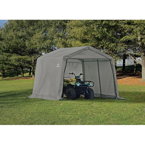 Capanno Gazebo Rimessa per Attrezzi da Giardino Arredo Esterno Capannone in PVC 