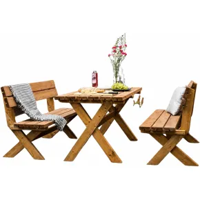 Tavolo Pic Nic 149x75x74 cm in Legno di Pino Impregnato in Autoclave