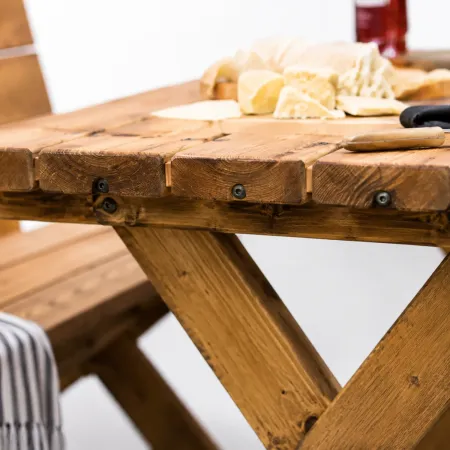 Tavolo Pic Nic 149x75x74 cm in Legno di Pino Impregnato in Autoclave