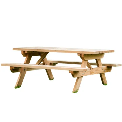 Tavolo da Pic Nic Tavolino Legno con Panche Picnic da Giardino Campeggio Esterno | BricoShop24