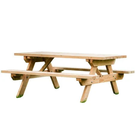 Tavolo da Pic Nic Tavolino Legno con Panche Picnic da Giardino Campeggio Esterno | BricoShop24