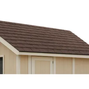Tegole Bituminose Rettangolari Marrone Copertura Casetta Giardino 4x3 2