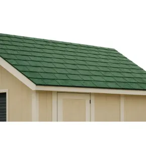 Tegole Bituminose Rettangolari Verde Copertura Casetta Giardino 4x3 2