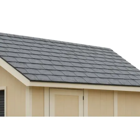 Tegole Bituminose Rettangolari Grigio Copertura Casetta Giardino 4x3
