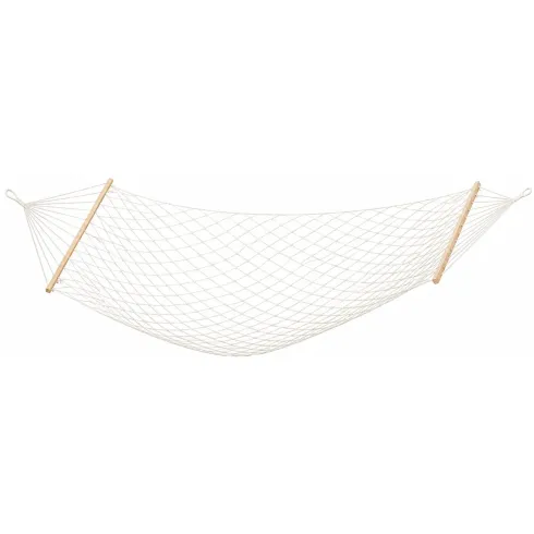 Amaca da Giardino a Rete con Stecche in Legno 80x200 cm Senza Telaio
