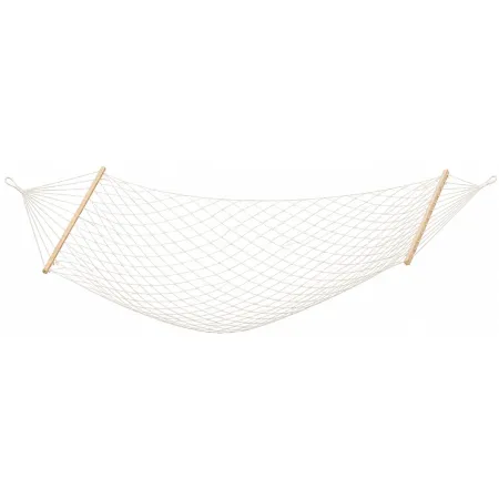 Amaca da Giardino a Rete con Stecche in Legno 80x200 cm Senza Telaio