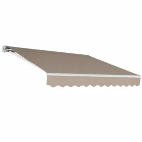 Tenda da Sole Bracci Retrattili 395x250 cm con Motore Tortora