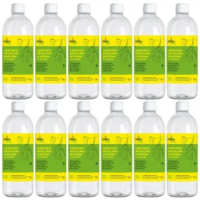 12 Flaconi 1L Bioetanolo con Citronella per Biocamini da Esterno