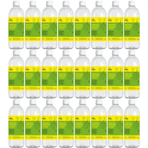 24 Flaconi 1L Bioetanolo con Citronella per Biocamini da Esterno