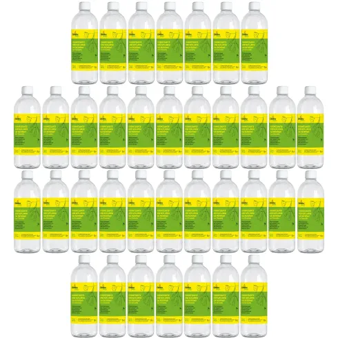 36 Flaconi 1L Bioetanolo con Citronella per Biocamini da Esterno
