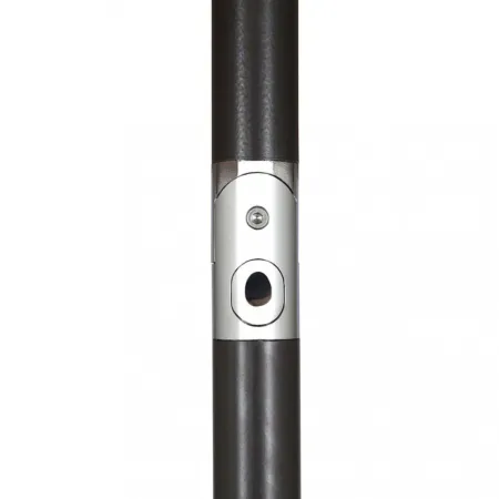 Ombrellone per Giardino 2x2 Quadrato Palo Centrale Ecrù Alluminio