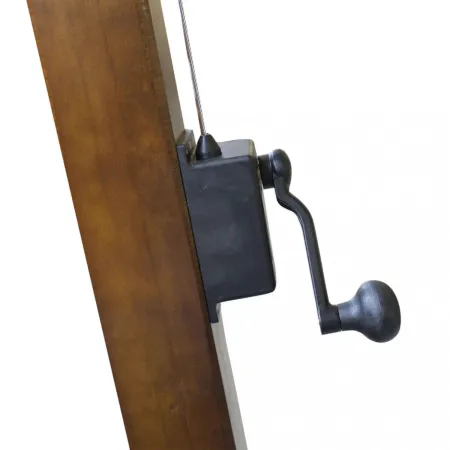 Ombrellone per Giardino 3x4 Palo Laterale Ecrù Struttura Legno Rotante