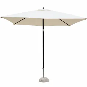 Ombrellone per Giardino 2x3 Rettangolare Ecrù Palo Centrale Alluminio