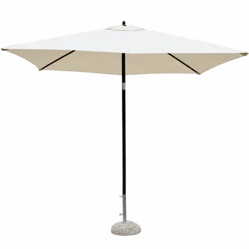 Ombrellone per Giardino 2x3 Rettangolare Ecrù Palo Centrale Alluminio