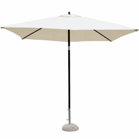 Ombrellone per Giardino 2x3 Rettangolare Ecrù Palo Centrale Alluminio