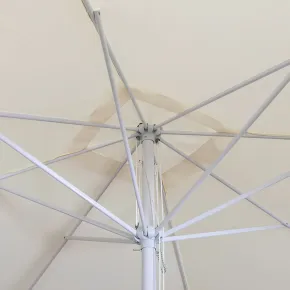 Ombrellone Tondo 300cm Ecru Struttura in Metallo 2