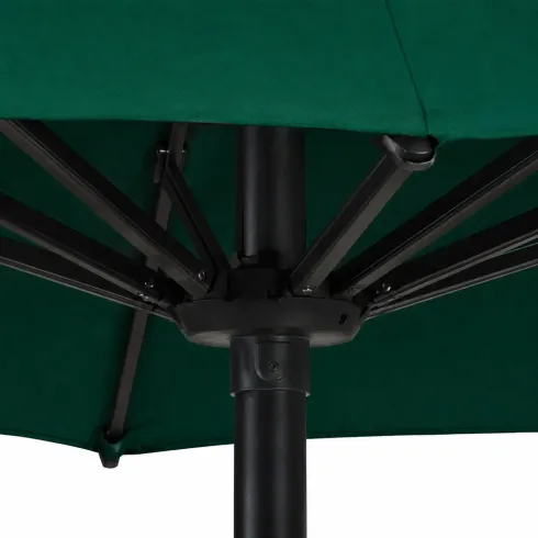 Ombrellone Rettangolare 2x3 Palo Centrale Antivento Telo Verde da Giardino Aria | BricoShop24