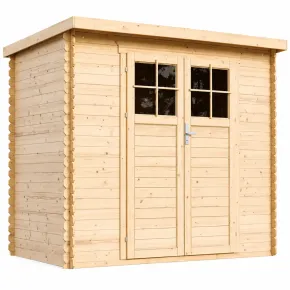 Casetta da Giardino in Legno 235x130 Porta con Serratura 19 mm