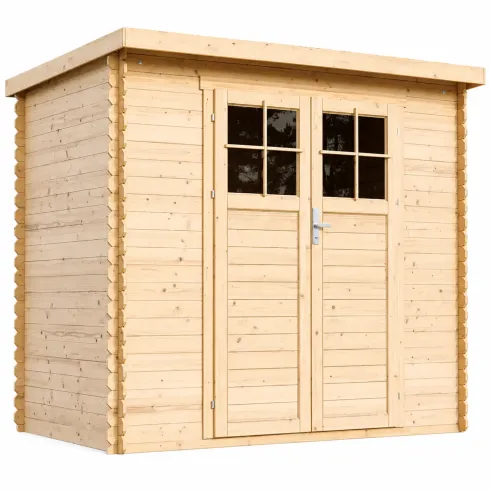 Casetta da Giardino in Legno 235x130 Porta con Serratura 19 mm