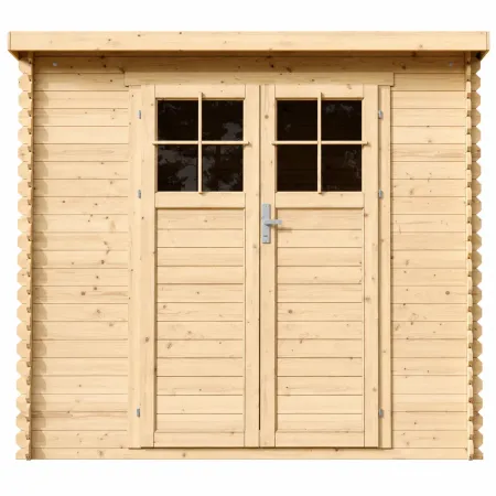 Casetta da Giardino in Legno 235x130 Porta con Serratura 19 mm