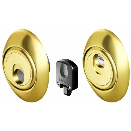 Defender Magnetico Disec MAG 3G Porta Blindata Cilindro Europeo Oro Lucido