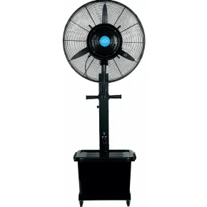 Ventilatore da Pavimento Nebulizzatore DCG 260W 41L 3 Velocità Nero