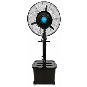 Ventilatore da Pavimento Nebulizzatore DCG 280W 46L 3 Velocità Nero