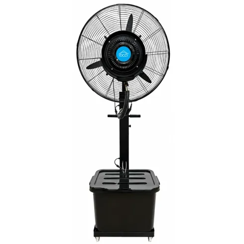 Ventilatore da Pavimento Nebulizzatore DCG 280W 46L 3 Velocità Nero