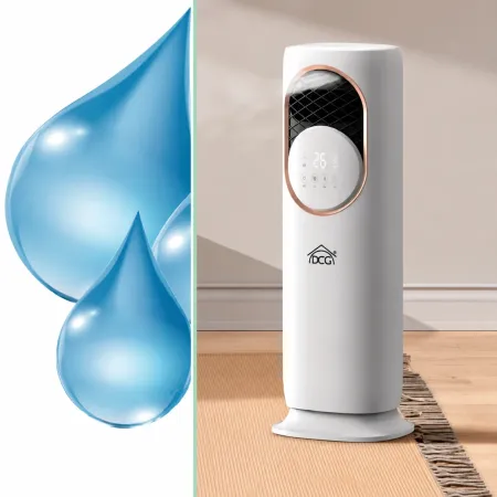 Ventilatore Nebulizzatore DCG Caldo 1800W Freddo 60W 3L Bianco Touch