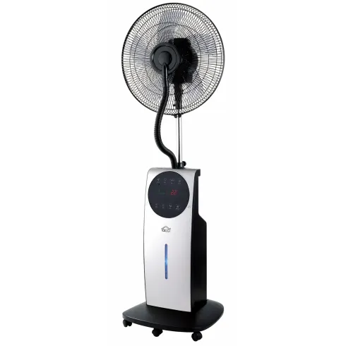 Ventilatore da Pavimento Nebulizzatore DCG 90W 5 Pale 3,1L Grigio