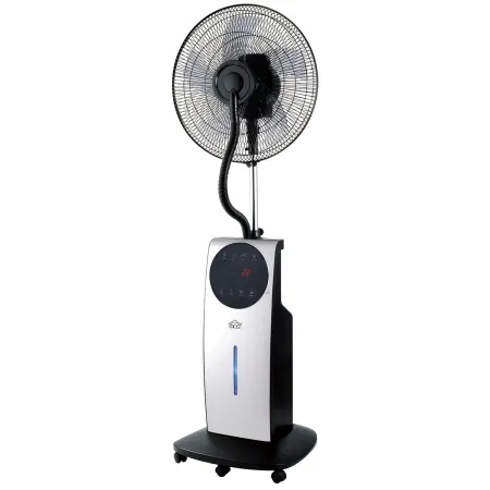 Ventilatore da Pavimento Nebulizzatore DCG 90W 5 Pale 3,1L Grigio