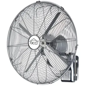 Ventilatore a Parete 60W 4 Pale Acciaio DCG 3 Velocità Telecomando