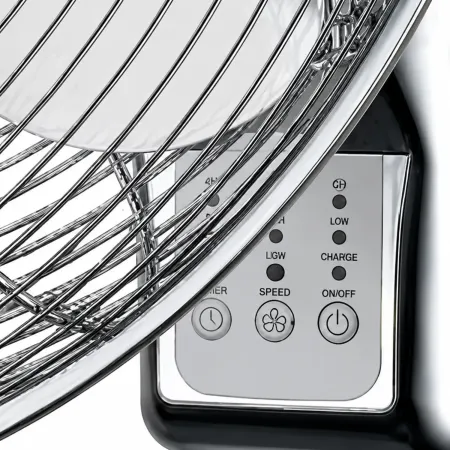Ventilatore a Parete 60W 4 Pale Acciaio DCG 3 Velocità Telecomando