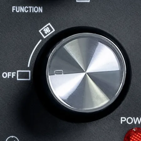 Forno Elettrico Ventilato 45L 2000W DCG Nero Vassoio Griglia Maniglia